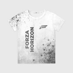 Детская футболка 3D Forza Horizon - white gradient вертикально