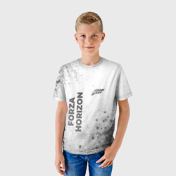 Детская футболка 3D Forza Horizon - white gradient вертикально - фото 2