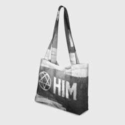 Пляжная сумка 3D HIM - grey gradient по-горизонтали - фото 2