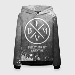 Женская толстовка 3D Bullet For My Valentine - grey gradient