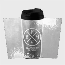 Термокружка-непроливайка Bullet For My Valentine - grey gradient - фото 2