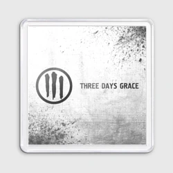 Магнит 55*55 Three Days Grace - white gradient по-горизонтали