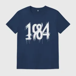 Мужская футболка хлопок Белый год 1984