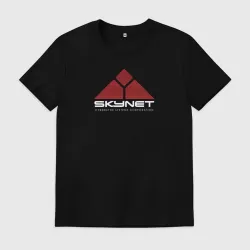 Мужская футболка хлопок Skynet Cyberdyne systems 