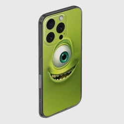 Чехол для iPhone 16 Pro силиконовый с защитой камеры Майкл Вазовски - Корпорация монстров - фото 2