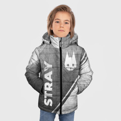 Зимняя куртка для мальчиков 3D Stray - grey gradient вертикально - фото 2