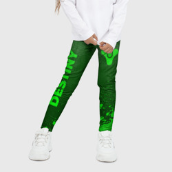 Детские леггинсы 3D Destiny - green gradient вертикально - фото 2