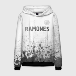 Мужская толстовка 3D Ramones - white gradient посередине