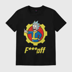 Мужская футболка хлопок Rick - vault boy