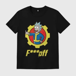 Мужская футболка хлопок Rick - vault boy