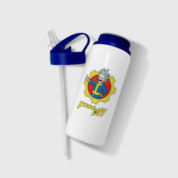 Бутылка для воды с трубочкой Rick - vault boy - фото 2