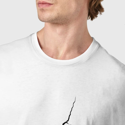 Мужская футболка хлопок с принтом Трещина времени 1993, фото #4