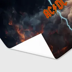 Бумага для упаковки 3D ACDC логотип группы с молнией - фото 2