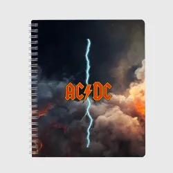 Тетрадь ACDC логотип группы с молнией