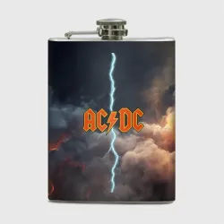 Фляга ACDC логотип группы с молнией