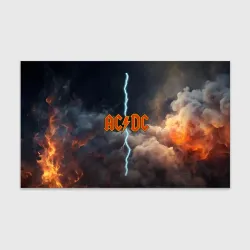 Бумага для упаковки 3D ACDC логотип группы с молнией