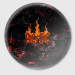 Значок ACDC логотип из огня