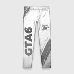Детские леггинсы 3D GTA6 - white gradient вертикально