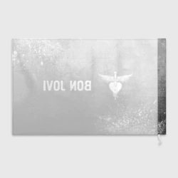 Флаг 3D Bon Jovi - grey gradient по-горизонтали - фото 2