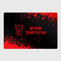 Магнитный плакат 3Х2 Within Temptation - red gradient по-горизонтали