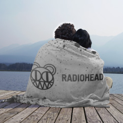 Плед 3D Radiohead - white gradient по-горизонтали - фото 2
