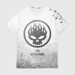 Мужская футболка 3D The Offspring - white gradient