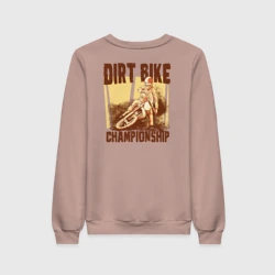 Женский свитшот хлопок Мотоцикл питбайк эндуро