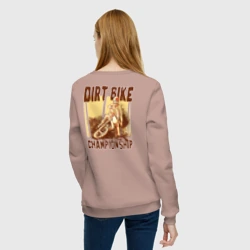 Женский свитшот хлопок Мотоцикл питбайк эндуро - фото 2