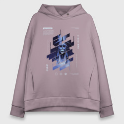 Женское худи Oversize хлопок Поднятие уровня в одиночку, абсолютное существо