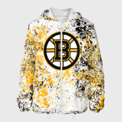 Мужская куртка 3D Boston Bruins NHL white