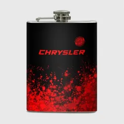 Фляга Chrysler - red gradient посередине
