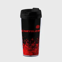 Термокружка-непроливайка Chrysler - red gradient посередине