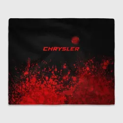 Плед 3D Chrysler - red gradient посередине