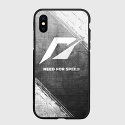 Чехол для iPhone XS Max матовый Need for Speed - grey gradient