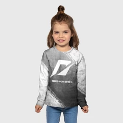 Детский лонгслив 3D Need for Speed - grey gradient - фото 2
