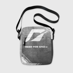 Сумка через плечо 3D Need for Speed - grey gradient