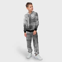 Детский костюм 3D Ghost of Tsushima - grey gradient вертикально - фото 2