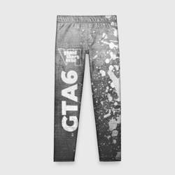 Детские леггинсы 3D GTA6 - grey gradient по-вертикали