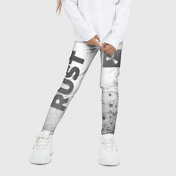 Детские леггинсы 3D Rust - white gradient вертикально - фото 2