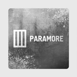 Магнит виниловый Квадрат Paramore - grey gradient по-горизонтали
