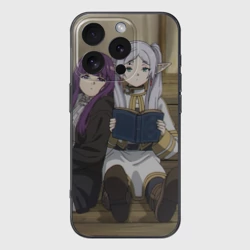 Чехол для iPhone 16 Pro силиконовый с защитой камеры Фрирен вместе с Ферн