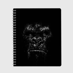 Тетрадь Gorilla face in the dark