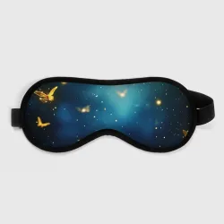 Маска для сна 3D Танец бабочек в ночном лесу