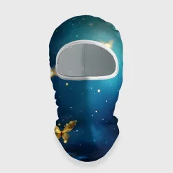 Балаклава 3D Танец бабочек в ночном лесу