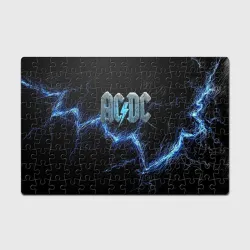 Головоломка Пазл магнитный 126 элементов ACDC логотип ледяной с молнией
