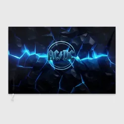 Флаг 3D ACDC ледяная текстура 