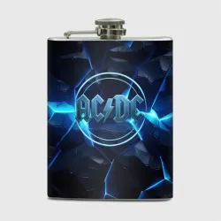 Фляга ACDC ледяная текстура 