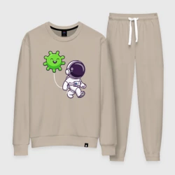 Женский костюм хлопок Космонавт и вирус