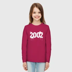 Детский лонгслив хлопок Граффити стиль 2002 - фото 2