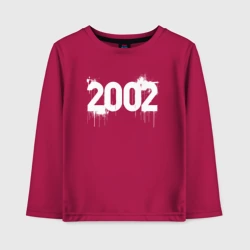 Детский лонгслив хлопок Граффити стиль 2002